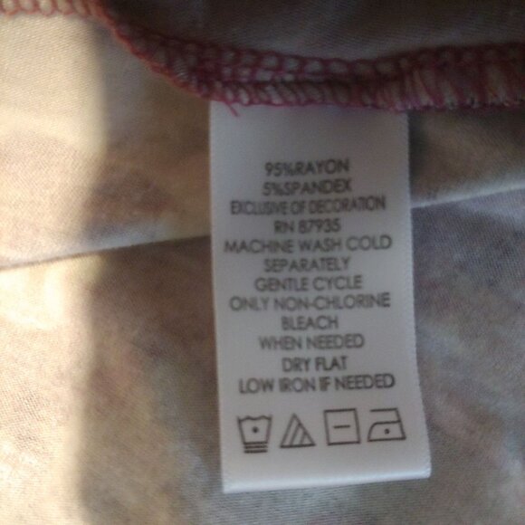 Logo by Lori Goldstein Paint Brush Purple Lace Boho Fairy Top L - Picture 11 of 11